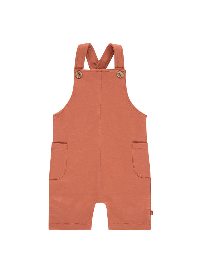 Baby Boys Dungaree - Terra Red