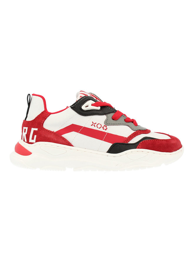 RedRag - Boys Low Cut Sneaker Laces RC 13607 - Red Suede