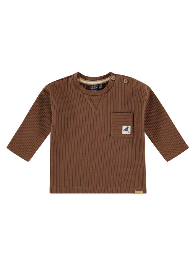 Baby Boys - Long Sleeve Shirt 7605 - Chocolate