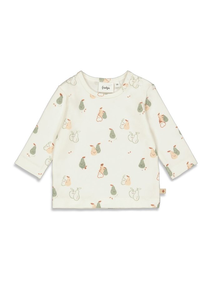 Long Sleeve AOP - Pearfect - Offwhite