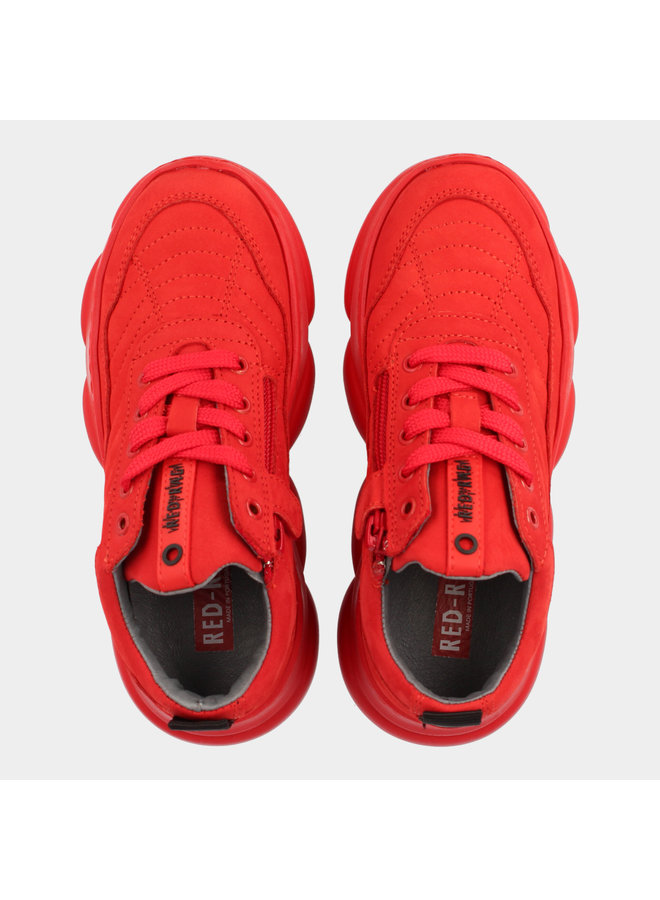 Red Rag - 13541 - Boys Low Cut Sneaker Laces - Red Nubuck