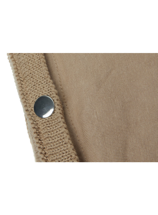 Jollein - Aankleedkussenhoes 50x70cm - Pure Knit Biscuit