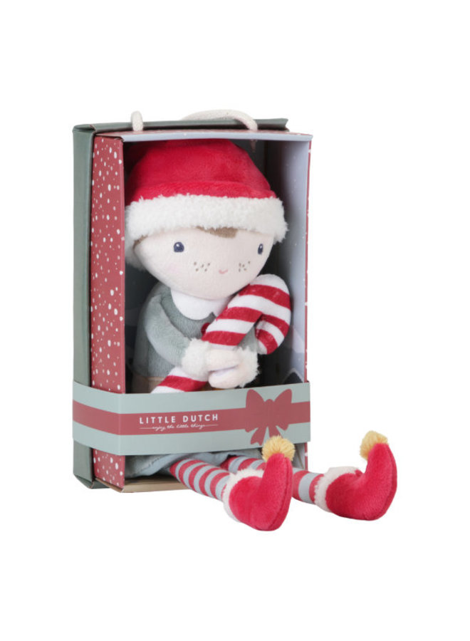 Knuffelpop Jim - Kerst - 35cm