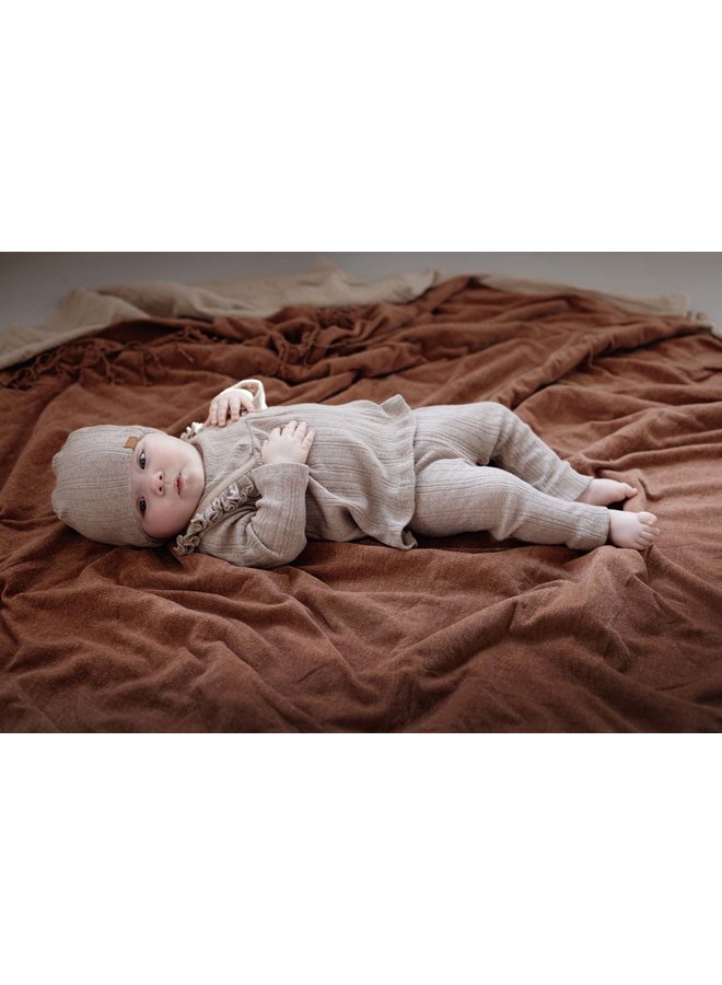 Levv Newborn - Ellis - Long Sleeve - Grey Sand Melange