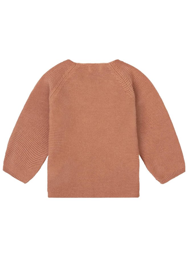 Noppies - Cardigan Knit LS Pino - Café Au Lait