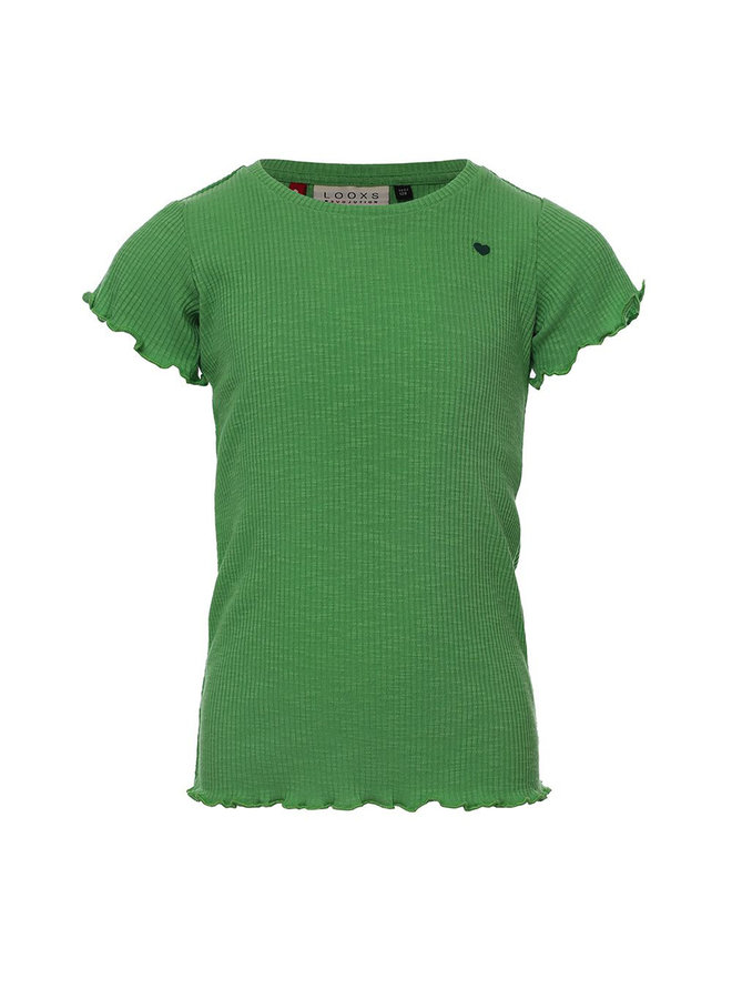 Looxs Little - Rib T-shirt - Clover Green
