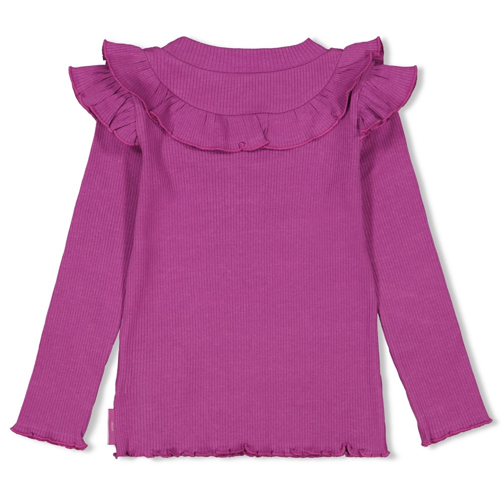 co & - rib Longsleeve - Flowers Life kids - Keet For Paars Jubel –