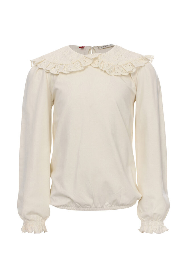 Little lace collar tee – Offwhite