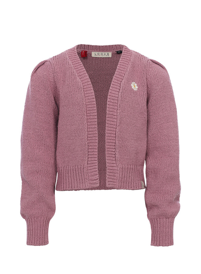 Little knitted pullover - Mauve Blush