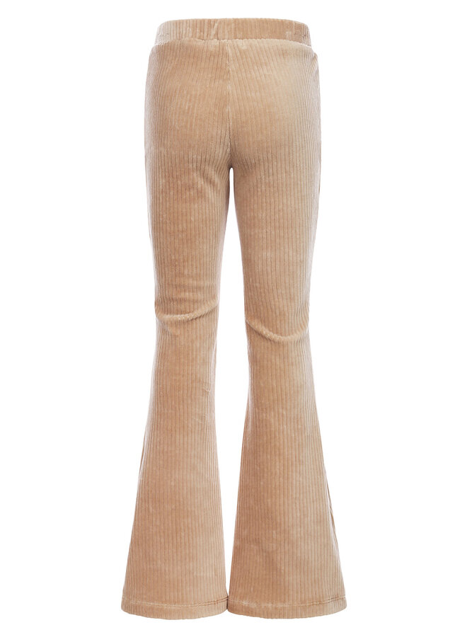 Looxs Little - Little rib flare pants – Natural