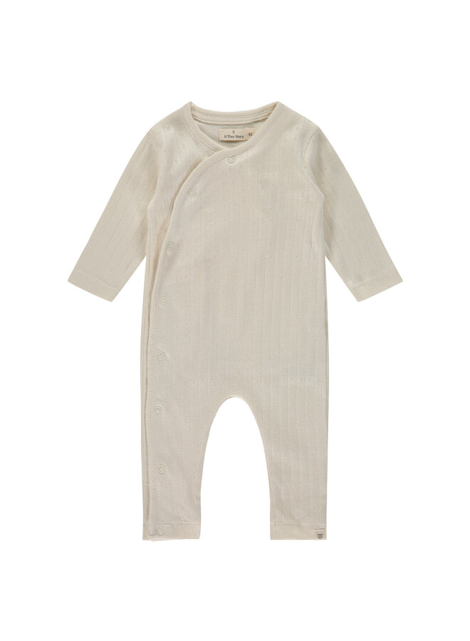 A Tiny Story - Baby suit long sleeve – creme