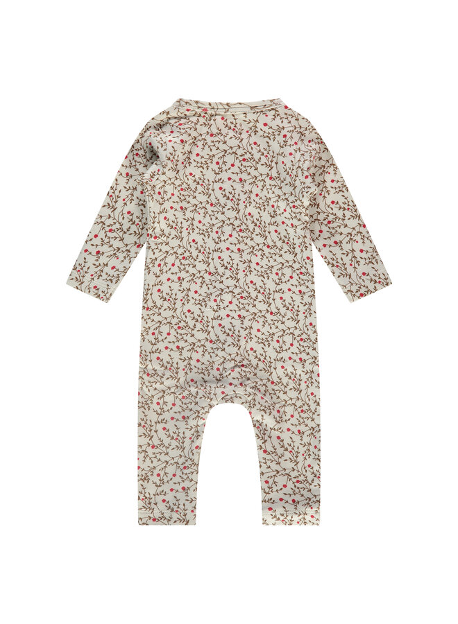 A Tiny Story - Baby suit long sleeve – creme aop