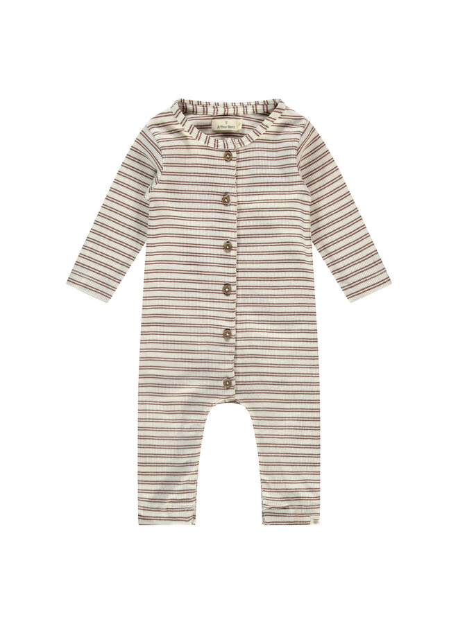 A Tiny Story - Baby suit long sleeve – coffee