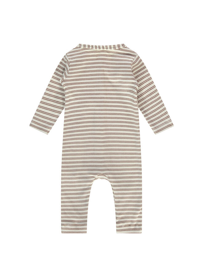 A Tiny Story - Baby suit long sleeve – coffee