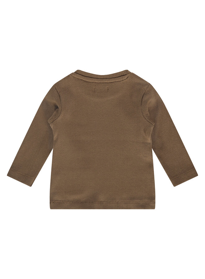 A Tiny Story - Baby t-shirt long sleeve – coffee