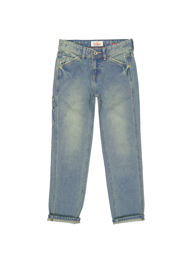 Peppe Carpenter – jeans – tinted mid blue