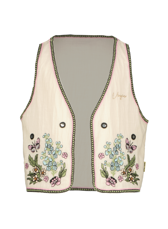 Tamira – gilet – macroon white