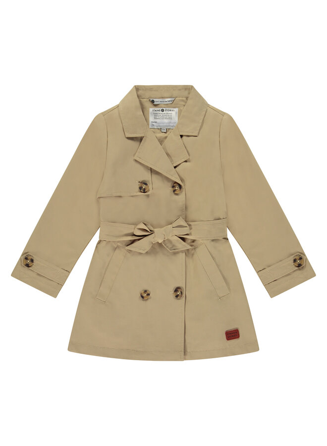 Girls summer trenchcoat – beige