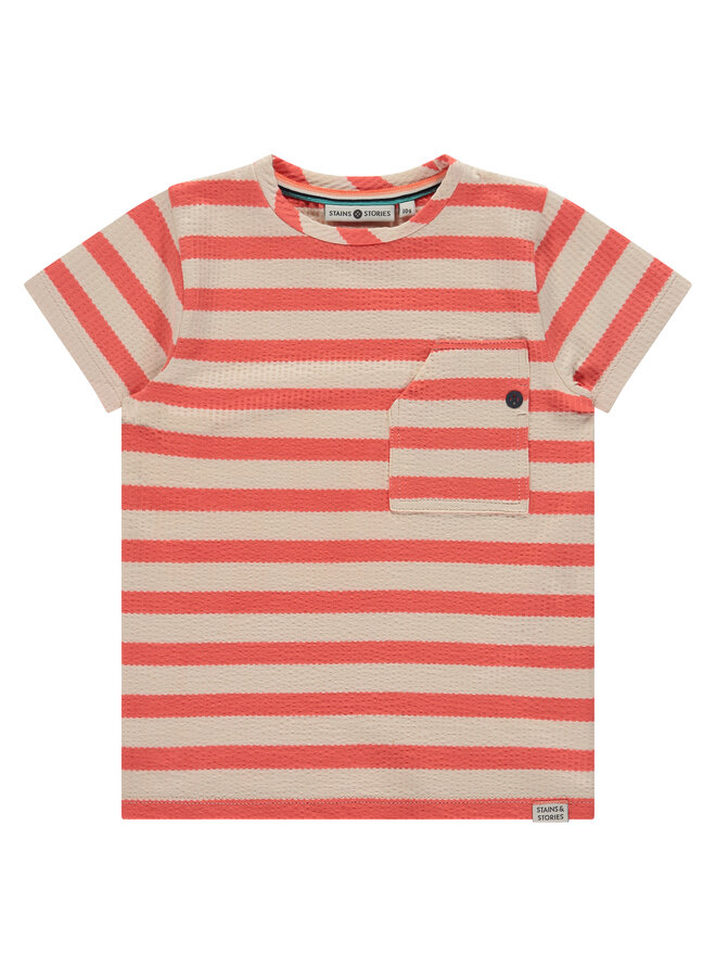 Stains & Stories - Boys t-shirt short sleeve – grapefruit