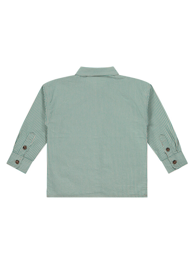 Stains & Stories - Boys overshirt long sleeve – turquoise