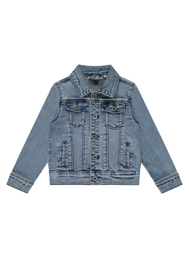 Boys jeans jacket – mid blue denim