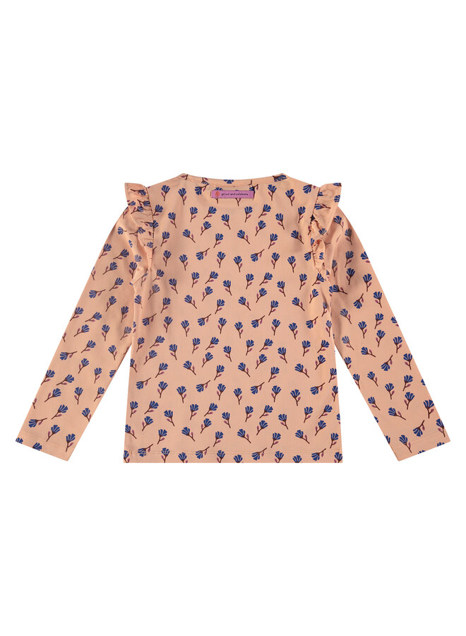 Stains & Stories - Girls shirt long sleeve – salmon