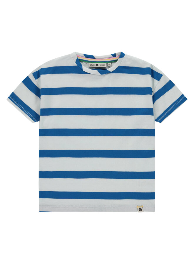 Boys t-shirt short sleeve – river stripe