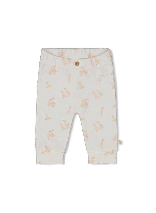 Broek AOP - Little Duck – offwhite