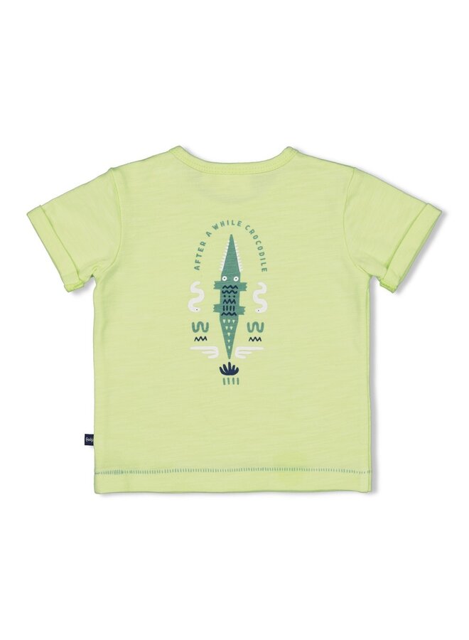 Feetje  - T-shirt - Later Gator – lime