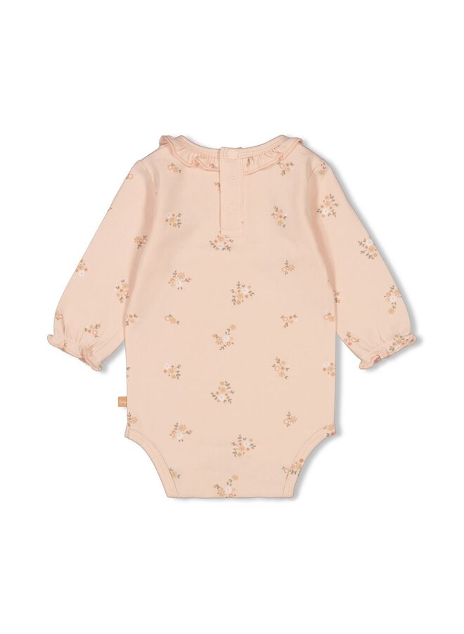 Feetje  - Romper AOP - Bloom With Love – roze