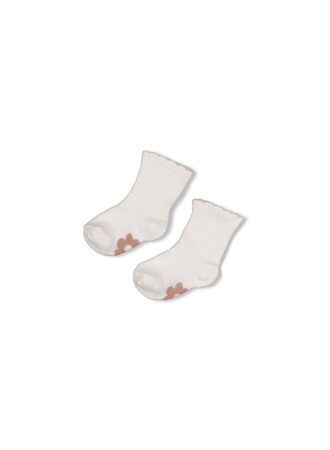 Feetje  - Sok - Strawberry Fields – offwhite