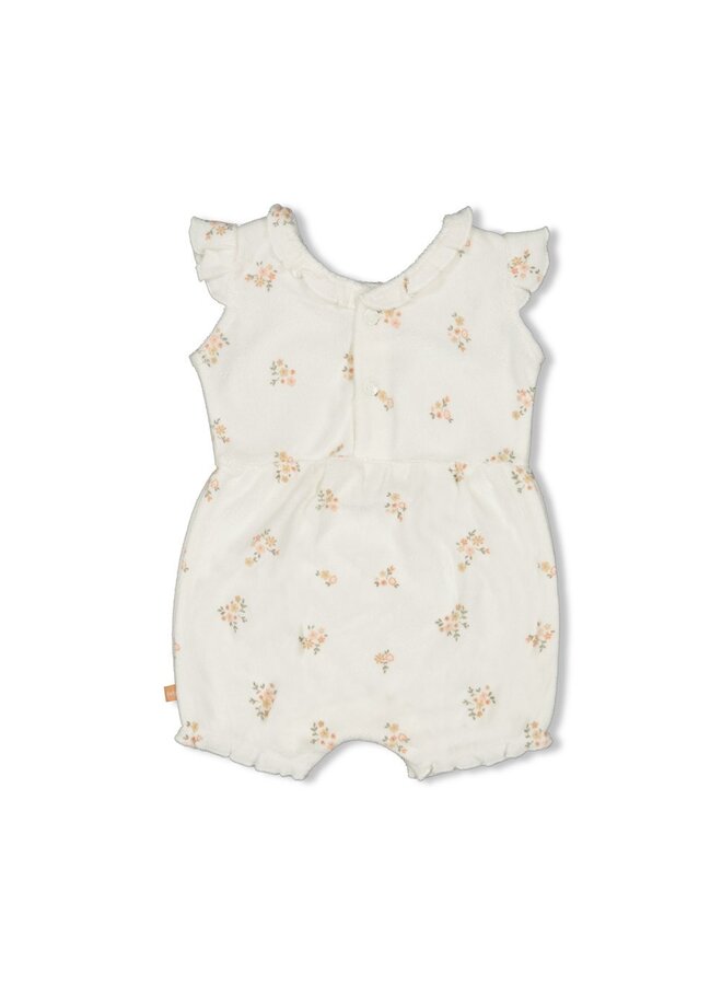 Feetje - Playsuit AOP - Bloom With Love – offwhite