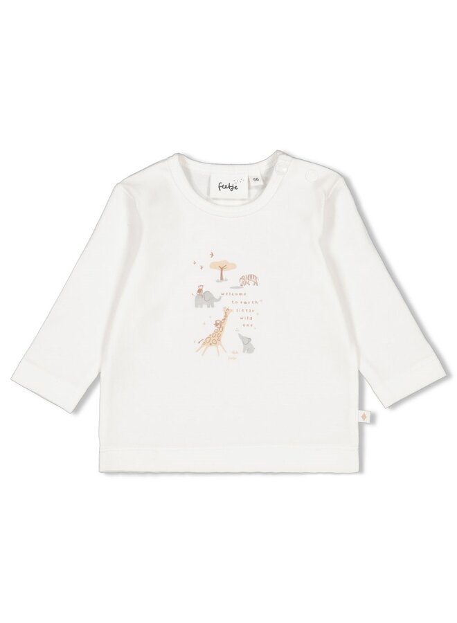 Feetje - Longsleeve - Welcome Wild One – offwhite