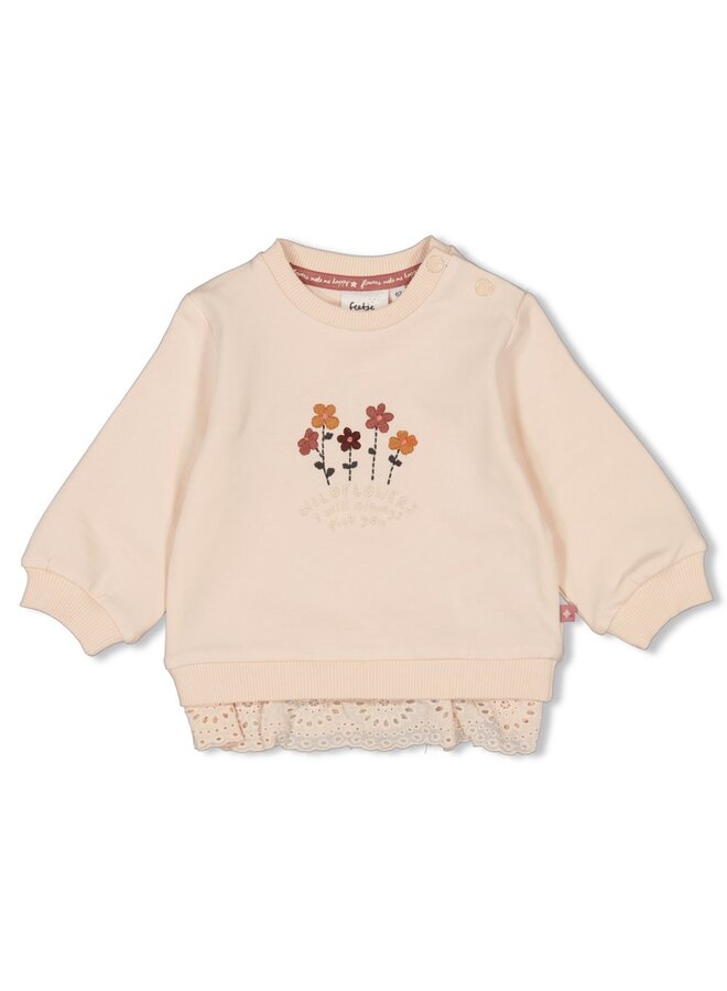 Feetje - Sweater - Wild Flowers – offwhite