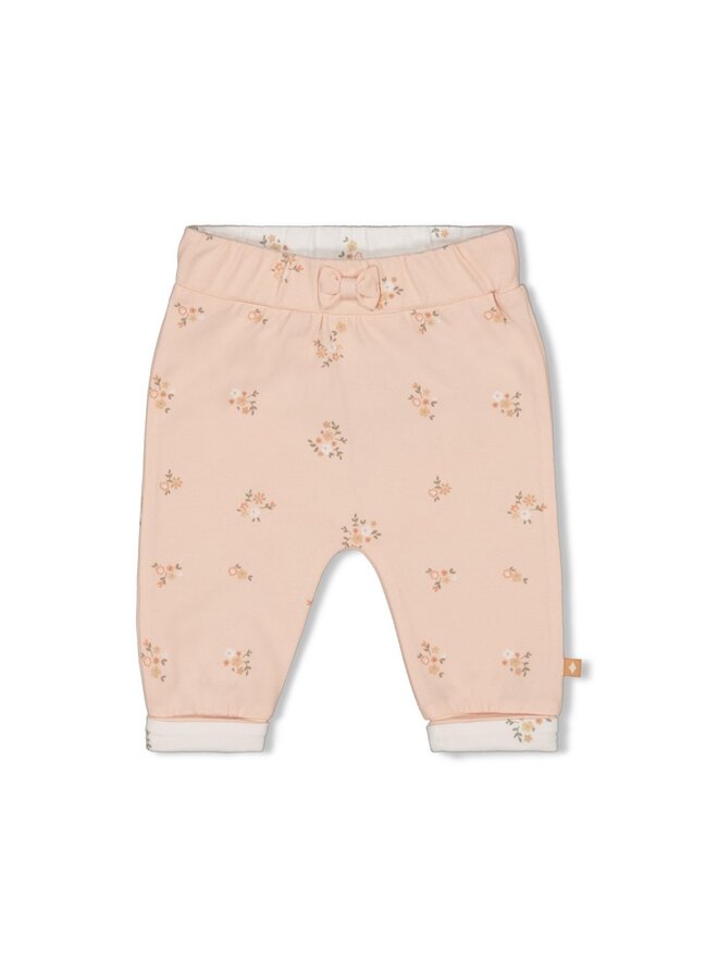 Broek AOP - Bloom With Love – roze