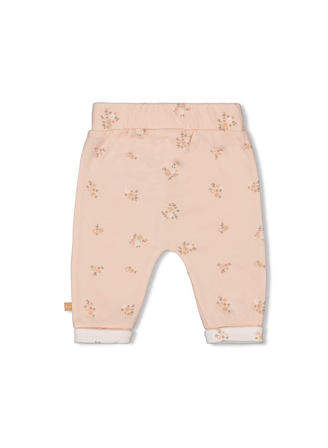 Feetje - Broek AOP - Bloom With Love – roze