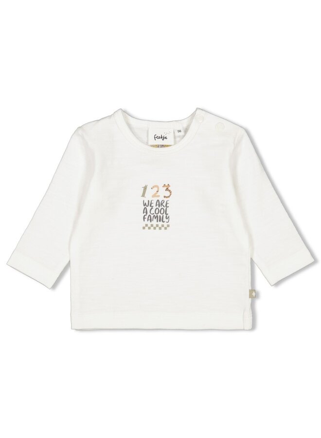 Feetje -Longsleeve - Cool Family – offwhite