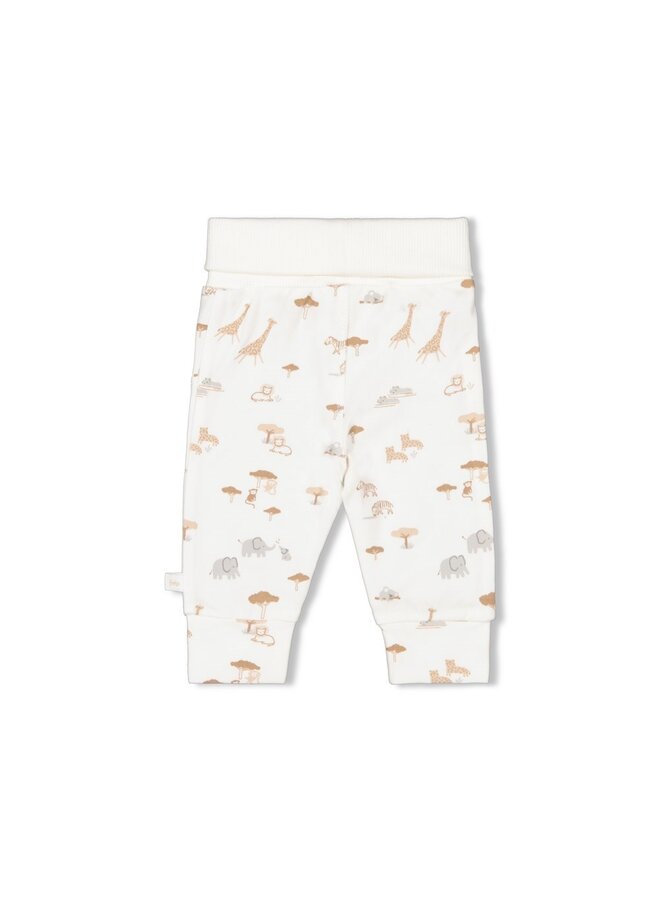 Feetje - Broek AOP - Welcome Wild One – offwhite