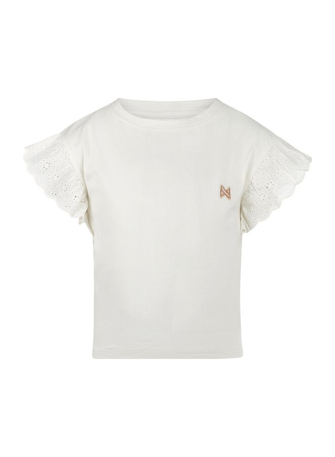Koko Noko- T-shirt ruches ss – off-white