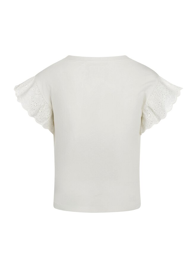 Koko Noko- T-shirt ruches ss – off-white