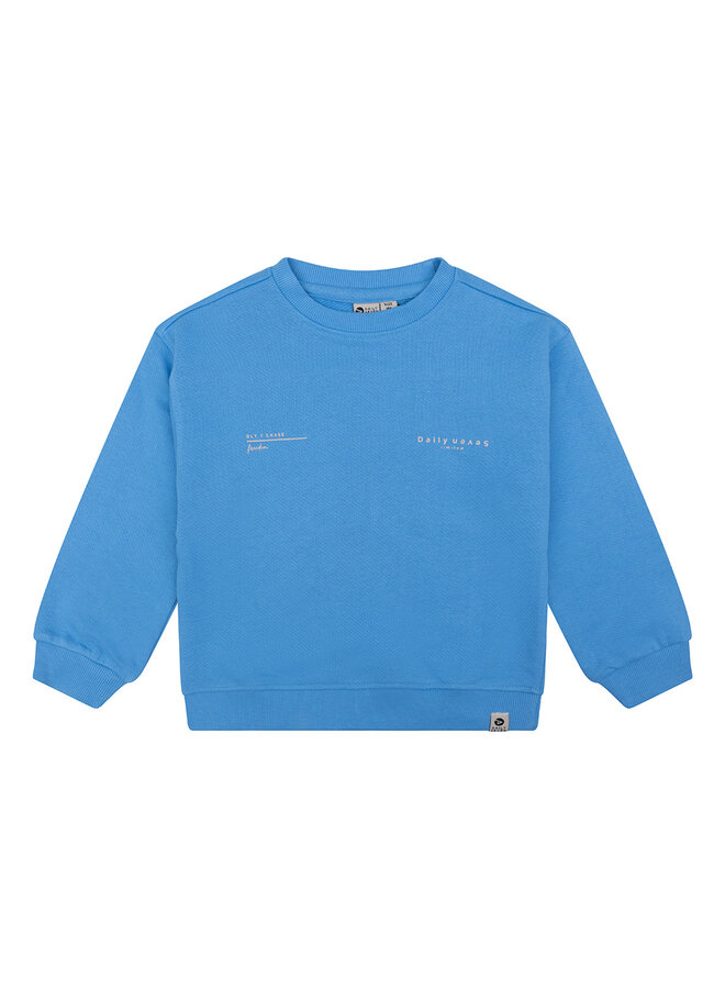 Daily7 - Organic Sweater Oversized - Soft Blue