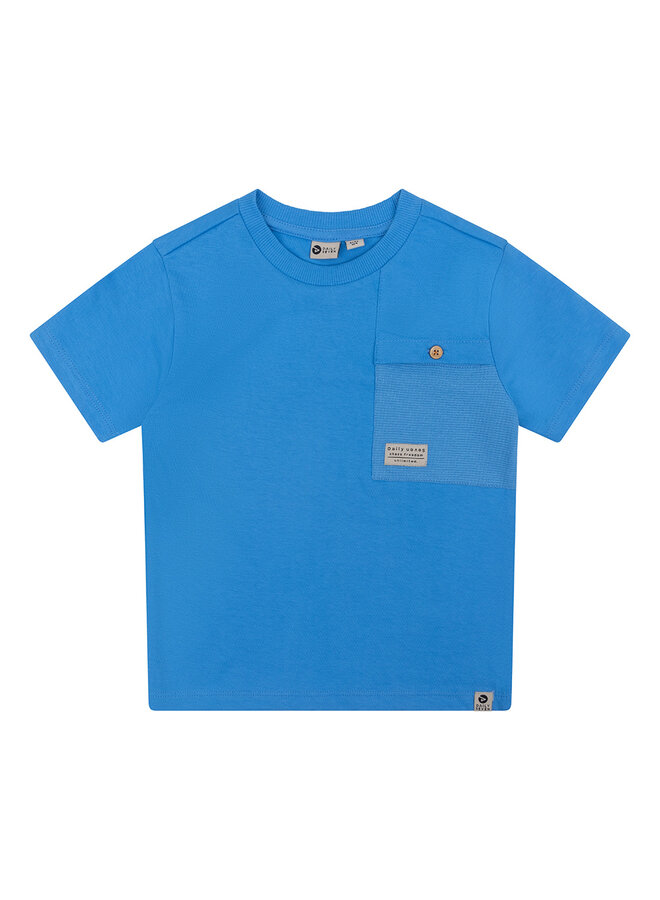 Organic T-Shirt Pocket - Soft Blue