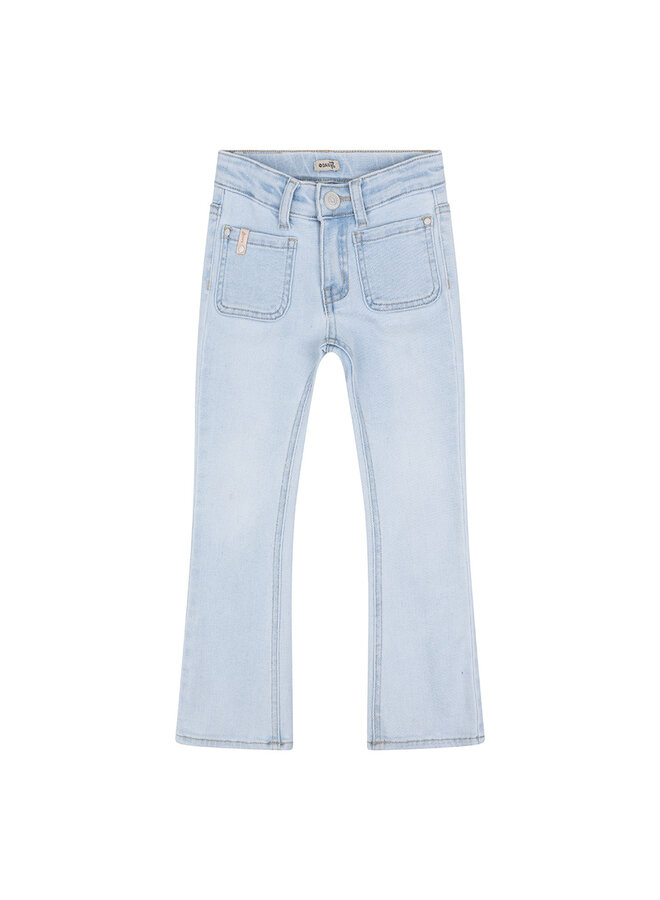 Daily7 - Hayley Flared Fit pocket - Used Light Denim