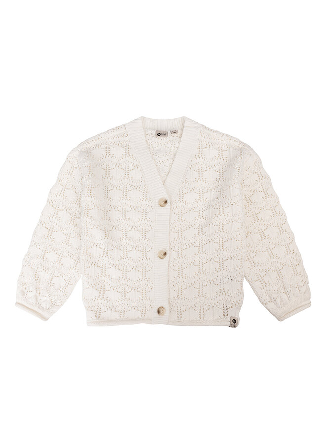 Knitted Cardigan- Off White