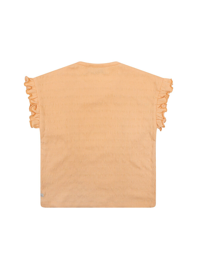 Daily7 - Organic T-shirt Fancy Tape - Dusty Salmon