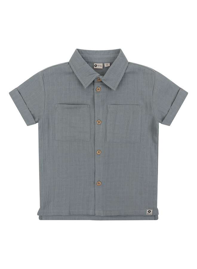Daily7 - Shirt Shortsleeve Structure - Stone Green