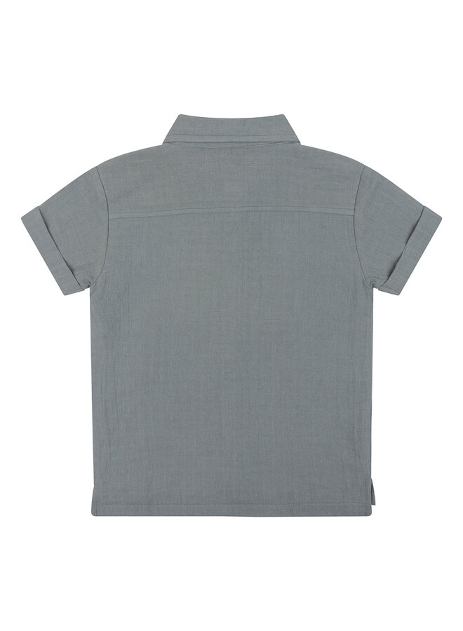 Daily7 - Shirt Shortsleeve Structure - Stone Green