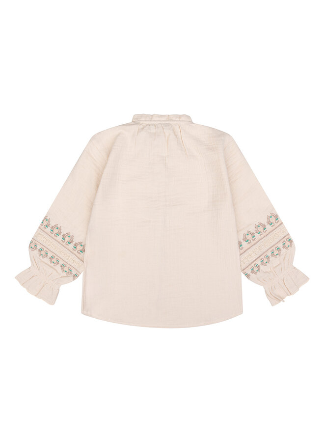 Shirt Longsleeve Embroidery – Sandshell