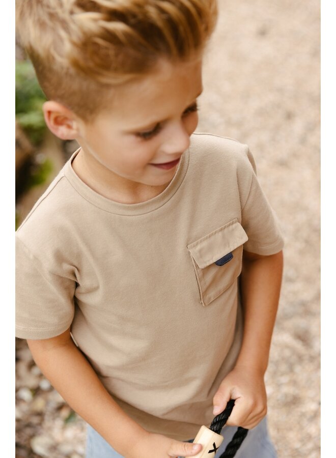 Levv - Mairo – Boys Shortsleeve – Taupe