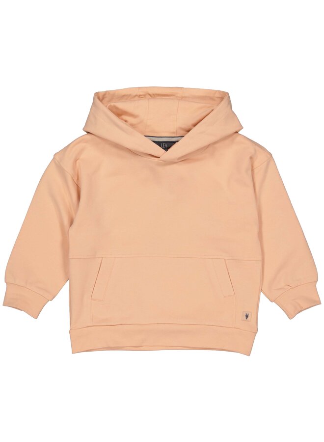 Levv - Matz – Boys Hooded Sweater – Light Coral